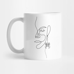 She's a Scorpio | One Line Drawing | One Line Art | Minimal | Minimalist Mug